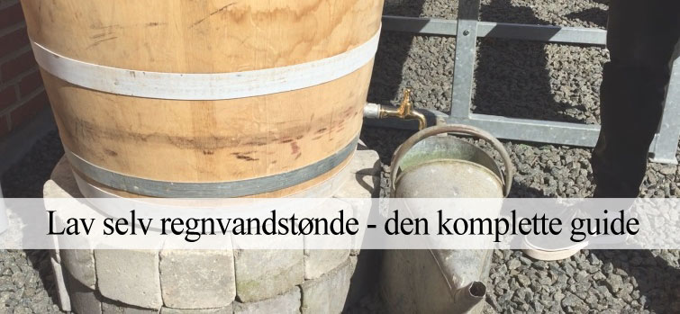 Lav selv regnvandstønde