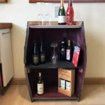 Vinreol lavet af halv vintønde