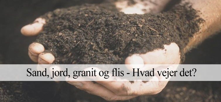 Hvad vejer de forskellige havematerialer?