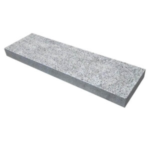 Sort bordursten i granit