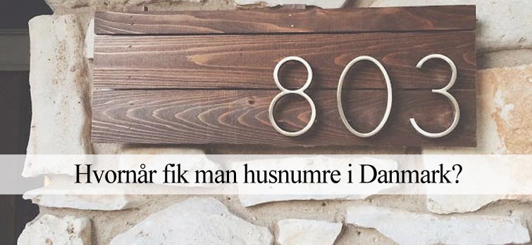 Historien om husnumre