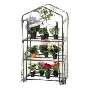 Minidrivhus med 3 hylder