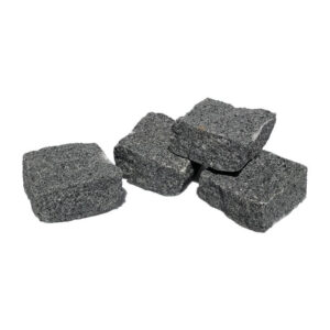 flækkede chaussesten mørkgrå