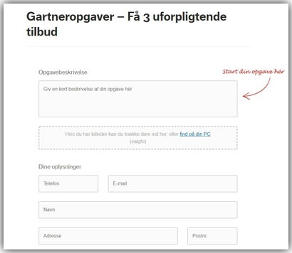 anlægsgartner tilbud