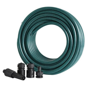 vandslange med tilkobling og hane