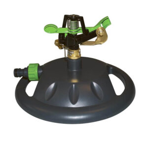 Vandkanon med messingtop på fod