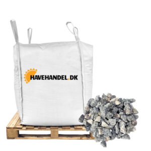 11-16 lysgrå granitskærver i bigbag