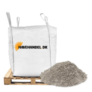 bigbag med grå stenmel