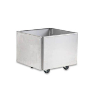 galvaniseret stål plantekasse med hjul