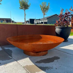 spejlbassin i cortenstål