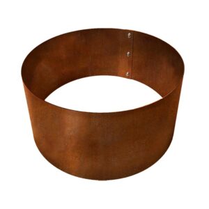 cortenstål højbed rund