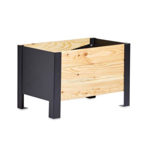 blomsterkasse i lærketræ