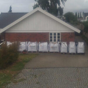 Levering i indkørsel fra Havehandel.dk