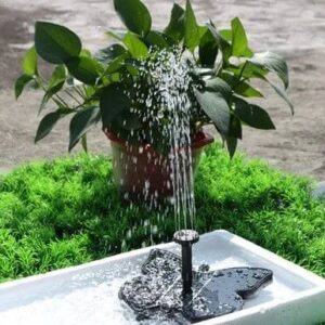 Springvand med solceller