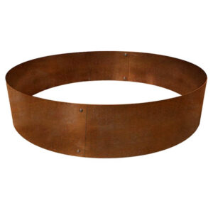 rund bedafgrænser i cortenstål 140 cm i diameter