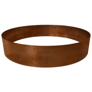 rund bedafgrænser i cortenstål Ø160 cm