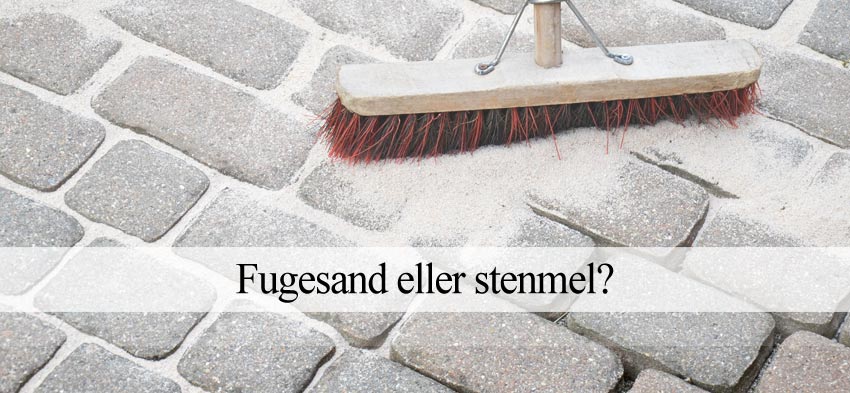 Fugesand eller stenmel